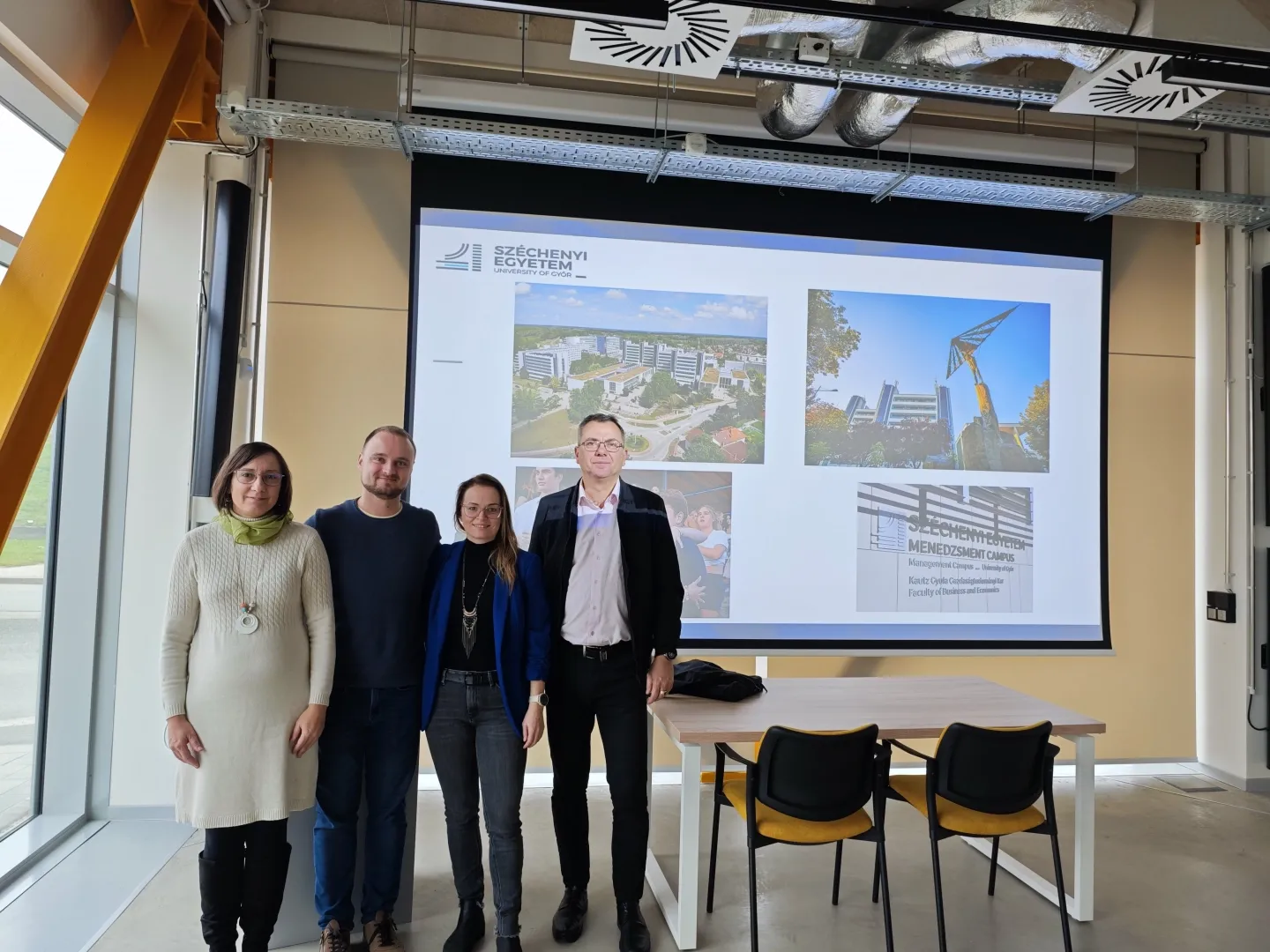 Győri SZC Baross Gábor Két Tanítási Nyelvű Közgazdasági Technikum iskolalátogatás - SZE KGK